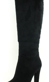 Spot-On-High-Heel-Platform-High-Leg-Boot-Black-Size-7-UK-0