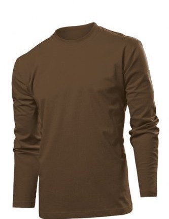 Stedman-Long-Sleeve-T-Shirt-Brown-0