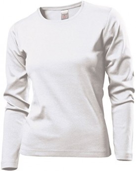 Stedman-ST2140-Womens-Long-Sleeve-Comfort-T-Shirt-White-L-0