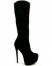Stiletto-Heel-Concealed-Platform-Knee-High-Boots-Black-Sz-4-0