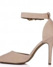 Stiletto-Heel-Pointed-Toe-Court-Shoes-Cream-Synthetic-Suede-UK-6-0-2