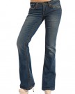 Stitchs-Boot-Cut-Jeans-Blue-Pants-Distressed-Wash-Soft-Denim-Trousers-Size-1012-0