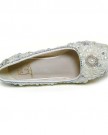 Stunning-Pearl-Covered-Platform-45-Inches-High-Heels-Wedding-Party-Shoes-UK-NEXT-DAY-DELIVERY-Silver-UK7-0-0