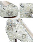 Stunning-Pearl-Covered-Platform-45-Inches-High-Heels-Wedding-Party-Shoes-UK-NEXT-DAY-DELIVERY-Silver-UK7-0-2
