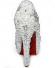 Stunning-Pearl-Covered-Platform-45-Inches-High-Heels-Wedding-Party-Shoes-UK-NEXT-DAY-DELIVERY-Silver-UK7-0-4