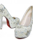 Stunning-Pearl-Covered-Platform-45-Inches-High-Heels-Wedding-Party-Shoes-UK-NEXT-DAY-DELIVERY-Silver-UK7-0-7