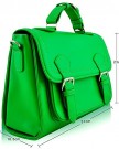 Stylish-Womens-Ladies-Celebrity-Handbag-Fashion-Buckle-Detail-Satchel-Green-TI00274-0-1