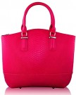 Stylish-Womens-Ladies-Celebrity-Handbag-Retro-Snakeskin-Tote-Handbag-TI00104-Pink-0