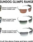 Sundog-GLIMPS-Golf-Sunglasses-Silver-Crystal-Frame-Brown-Amber-Lens-Square-Lens-Design-0-2