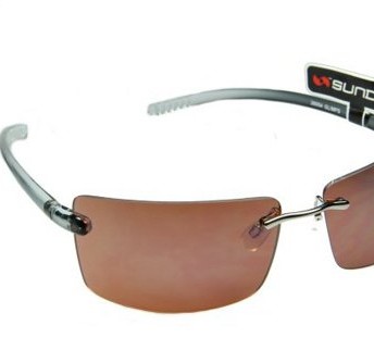 Sundog-GLIMPS-Golf-Sunglasses-Silver-Crystal-Frame-Brown-Amber-Lens-Square-Lens-Design-0
