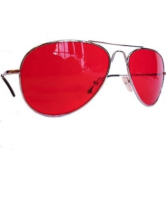 Sunglasses-Aviator-Shades-Red-Tint-Hipster-Cool-0