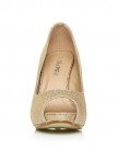 TIA-Champagne-Glitter-Stiletto-High-Heel-Platform-Peep-Toe-Shoes-Size-UK-4-EU-37-0-3