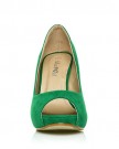 TIA-Green-Faux-Suede-Stiletto-High-Heel-Platform-Peep-Toe-Shoes-Size-UK-6-EU-39-0-0