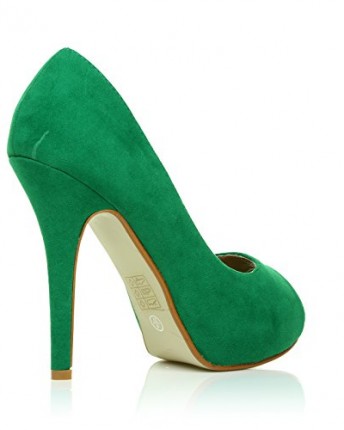 TIA-Green-Faux-Suede-Stiletto-High-Heel-Platform-Peep-Toe-Shoes-Size-UK-6-EU-39-0