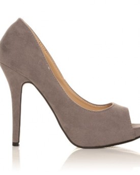 TIA-Grey-Faux-Suede-Stiletto-High-Heel-Platform-Peep-Toe-Shoes-Size-UK-6-EU-39-0