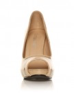 TIA-Nude-Patent-PU-Leather-Stiletto-High-Heel-Platform-Peep-Toe-Shoes-Size-UK-7-EU-40-0-3