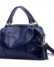 TOP-BAGLovely-Women-Ladies-Genuine-Leather-Tote-Satchel-Shoulder-Handbag-SF1006-Blue-0-2