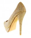 TRUFFLE-Gold-High-Stiletto-Heel-Glitter-Diamante-Platform-Court-Shoes-6-0-1