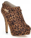 Threes-Ladies-Leopard-Print-Platform-High-Heels-Sexy-Stilettos-Low-Ankle-Boots-6-yellow-0-0