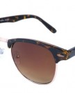 Tortoiseshell-Gold-Rim-Clubmaster-Wayfarer-Style-Retro-Sunglasses-Mens-Ladies-50s-Style-0