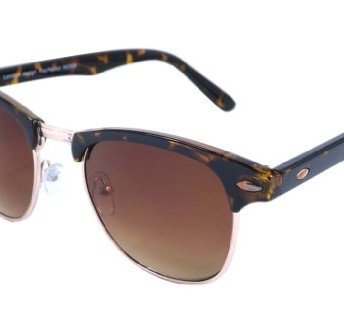 Tortoiseshell-Gold-Rim-Clubmaster-Wayfarer-Style-Retro-Sunglasses-Mens-Ladies-50s-Style-0