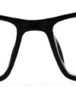 Tungsten-Carbon-Rectangle-Glasses-Clear-Lens-Nerd-Geek-Party-Retro-Sunglasses-BlackC2-0