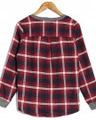 UK-10-12-Womens-Plaid-Checked-Long-Sleeve-Top-Casual-Loose-Splice-Tee-Shirt-Blouse-0-4