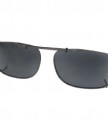 Unisex-Gray-Lens-Metal-Frame-Sunshade-Clip-On-Polarized-Eyeglasses-0