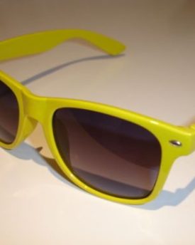 Unisex-Rave-Party-Geek-Club-Summer-Sunglasses-Shades-Shutter-Aviator-Wayfarer-Style-Yellow-0