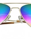 Unisex-golden-metal-frame-fashion-restro-design-wayfarer-Sunglasses-Aviator-bluegreen-lens-UV400-0