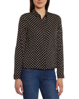 VERO-MODA-Womens-Long-regular-Blouse-Multicoloured-Mehrfarbig-Black-AOPWHITE-ASPARAGUS-10-0