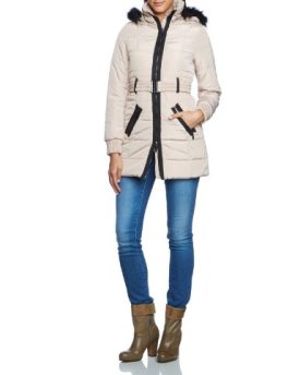 VERO-MODA-Womens-Long-regular-Coat-Beige-Beige-Doeskin-12-Brand-size-M-0