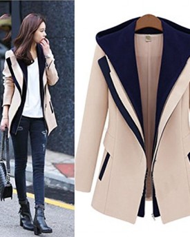 Vakind-Autumn-Casual-Women-Slim-Zipper-Long-Sleeve-Jacket-Hooded-Outerwear-Coat-Top-Beige-L-0