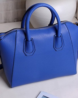 Vakind-Women-noble-Handbag-Fashion-Shoulder-Bags-Tote-Purse-Frosted-PU-Leather-Bag-Blue-0