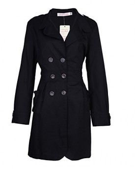 Vakind-Womens-Fashion-Long-Sleeve-Slim-Trench-Double-Breasted-Coat-Jacket-Outwear-Black-0