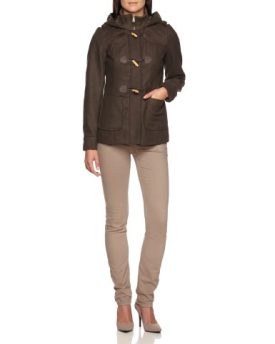 Vero-Moda-Womens-DREAM-SHORT-JACKET-Duffle-Long-sleeve-Coat-Brown-Brown-10-Brand-size-M-0