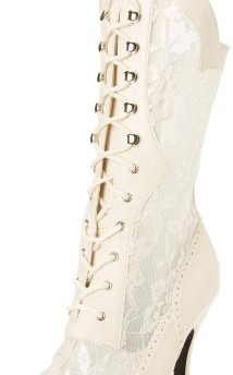 Victorian-ankle-boots-Fancy-Dress-WIDE-FIT-SEXY-High-Heels-8-Ivory-Pu-Lace-0