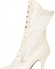 Victorian-ankle-boots-Fancy-Dress-WIDE-FIT-SEXY-High-Heels-8-Ivory-Pu-Lace-0-3