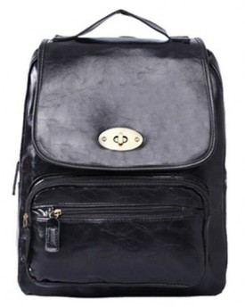 Vintage-Girls-PU-Leather-Satchel-Backpack-Shoulder-Messenger-School-Bag-Handbags-Black-0