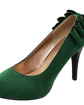 VonFon-Women-Space-PU-Leather-Round-Toe-High-Platform-Flod-Flower-Stiletto-Heels-Fashion-Pumps-0