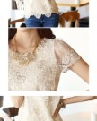 Vonfon-Women-Chiffon-Shirt-Lace-Top-Beading-Embroidery-O-neck-Blouse-Tops-0-2