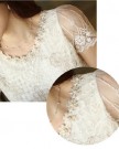Vonfon-Women-Chiffon-Shirt-Lace-Top-Beading-Embroidery-O-neck-Blouse-Tops-0-3