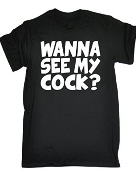 WANNA-SEE-MY-COCK-T-SHIRT-L-BLACK-Premium-New-chicken-rex-silly-fun-Fancy-Dress-Ask-About-Flip-Carry-On-Slogan-Funny-Novelty-Vintage-retro-Unisex-Mens-Ladies-Womans-Girl-Boy-Loosefit-tshirt-shirts-tsh-0