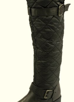 WOMAN-QUILTED-LADIES-OVER-KNEE-HIGH-FLAT-HEEL-BLACK-BROWN-FUR-BIKER-RIDING-BOOTS-UK-5-Brown-0