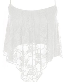 WOMENS-FLORAL-LACE-DROP-HEM-STRAPPY-CROPPED-T-SHIRT-VEST-CROP-TOP-0