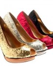 WOMENS-GLITTER-HIGH-HEEL-PLATFORM-PEEP-TOE-COURT-LADIES-PARTY-SHOES-CHAMPAGNE-SIZE-6-0-0
