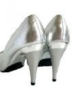 WOMENS-HIGH-HEEL-SQUARE-PEEPTOE-FAUX-PATENT-SHOES-LADIES-BLACK-SILVER-SIZE-4-0-1