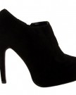 WOMENS-HIGH-HEEL-SQUARE-TOE-BLACK-SUEDE-ANKLE-BOOTS-3-8-0-1