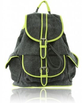 WOMENS-LADIES-CASUAL-NEON-RETRO-FUNKY-RUCKSACK-SCHOOL-BACKPACK-FASHION-SHOULDER-BAGS-E42-SHU-CRAZY-GREY-NEON-YELLOW-0