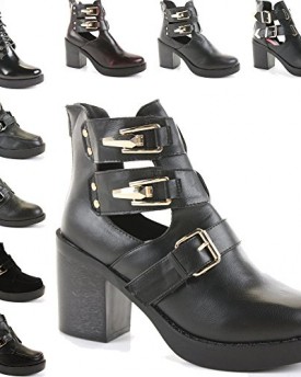 WOMENS-LADIES-CHELSEA-CUT-OUT-BOOTIES-HIGH-HEEL-BLOCK-SHOES-WINTER-PLATFORM-ANKLE-BOOTS-SIZE-3-8-0